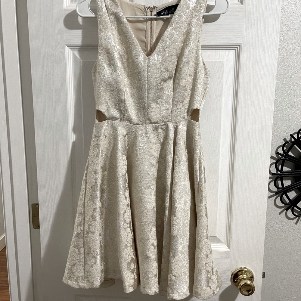 Blue rain dress